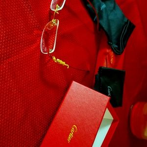 Gold leopard Cartier glasses